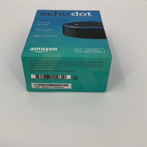 Amazon Echo Dot 2nd Generation black Smart Speaker new in box - Picture 4 of 4